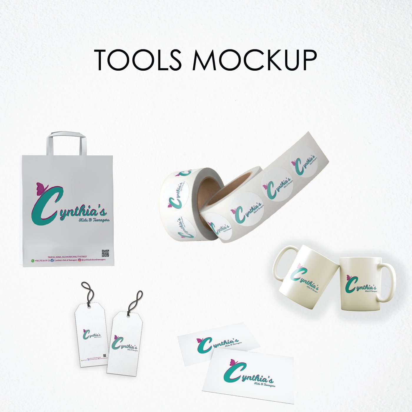 Cynthia's — Tools Mockup