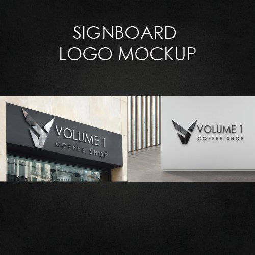Volume 1 — Signboard Mockup
