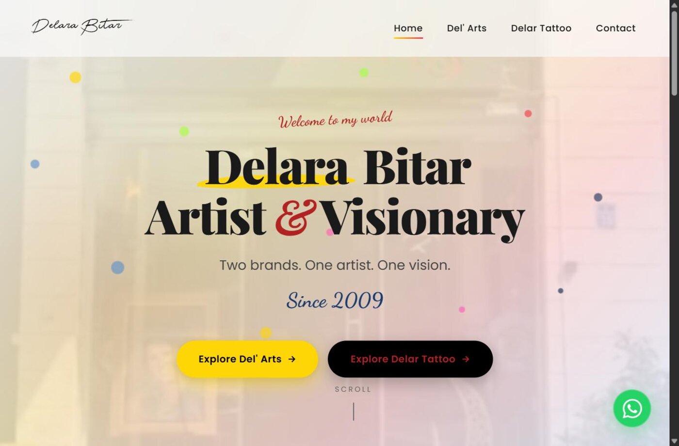 Delara Bitar — Website Preview