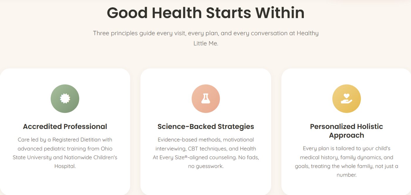 Healthy Little Me — Philosophy Section
